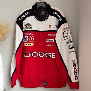 RARE Vintage 90s JH Designs Dodge Kasey Kahne Racing Jacket - Size XL